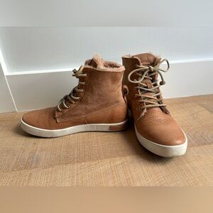 Blackstone QL46 Cafe au Lait, size 8 US / 38 EU, Shearling sneaker boot